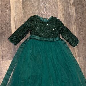 Gucci Kids Dress in Sparkling Green